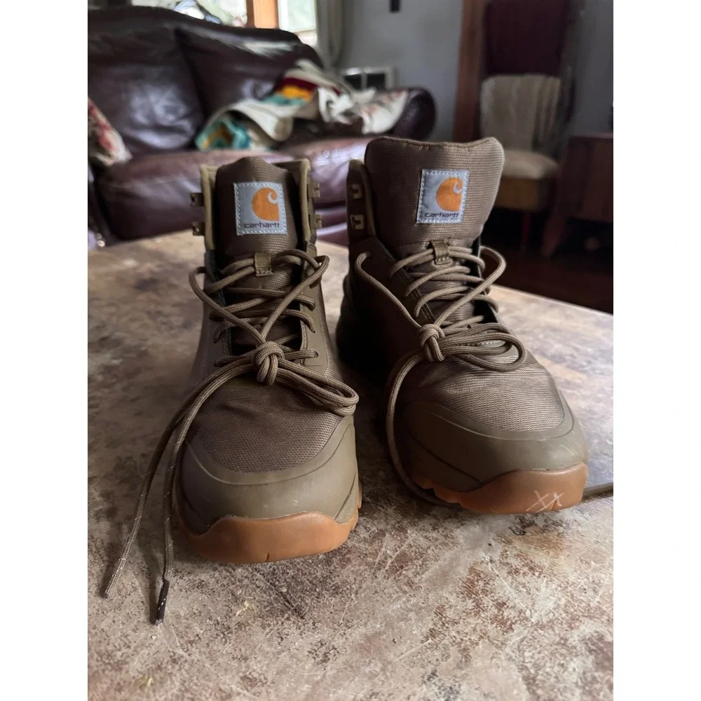 Carhartt Force Sneaker Boots 9.5W Olive Green FH5036-M Lightweight Gorpcore